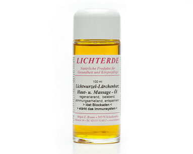 Massageolie Lichtwortel-Lariks Massageolie Lichtwortel-Lariks